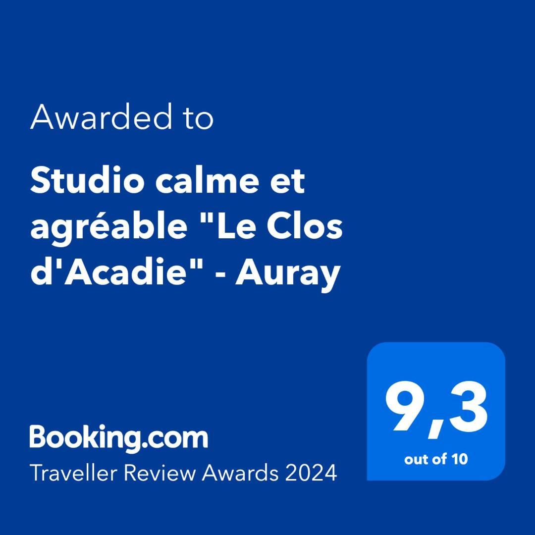 Studio Calme Et Agreable "Le Clos D'Acadie" - Auray Apartment Exterior foto